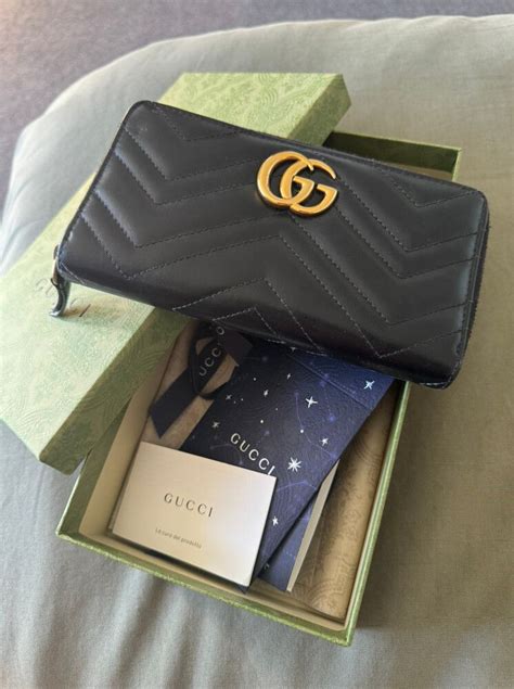 gucci marmont wallet review|Gucci Marmont zip around wallet.